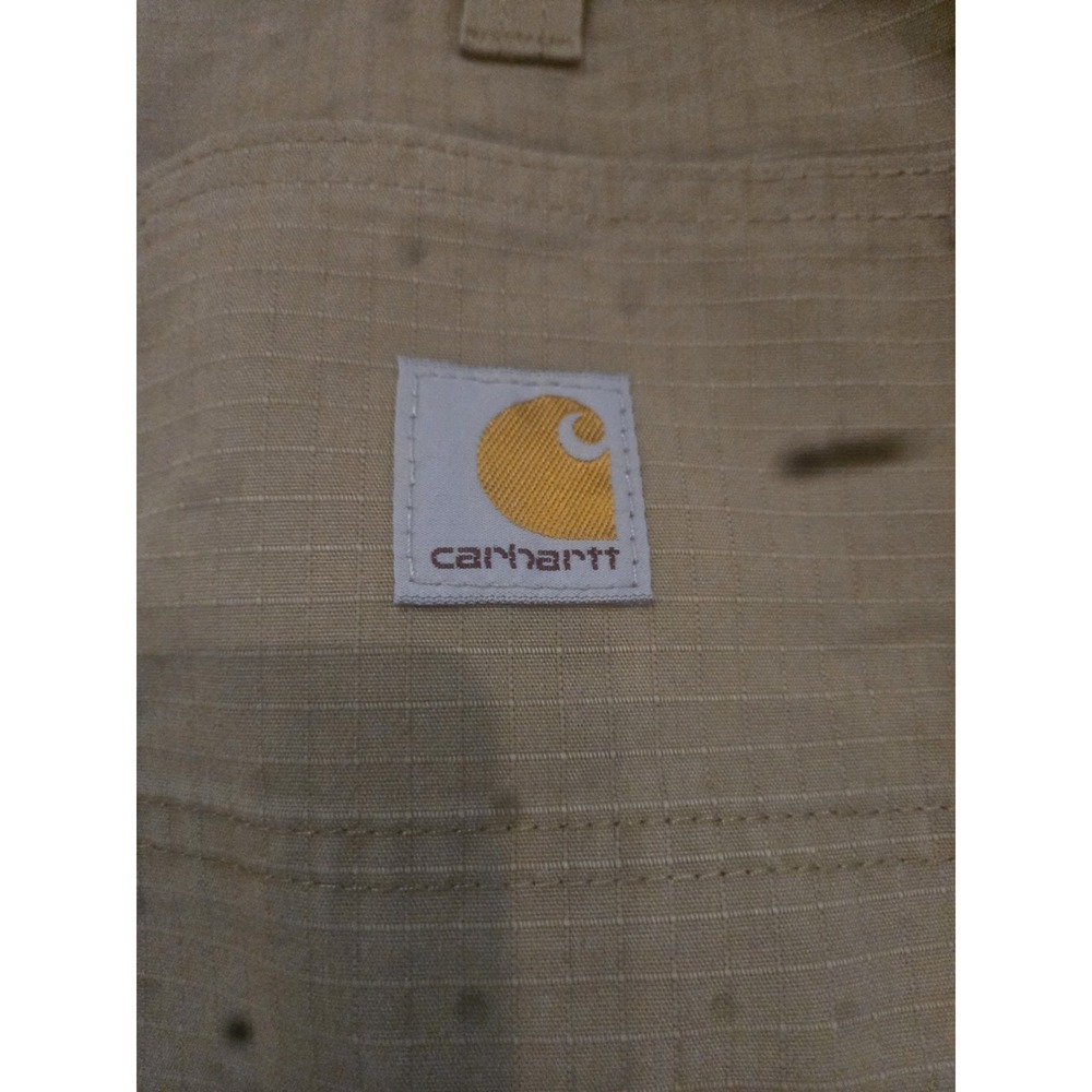 Carhartt Force Relaxed Fit Ripstop Cargo Work Shorts Mens 40 Khaki BS3543-M - Picture 4 of 7